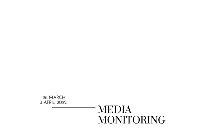 CIUS weekly report on media coverage of Ukrainian affairs, 28 March–03 April 2022