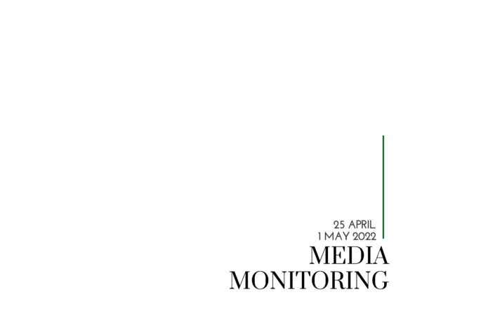 CIUS weekly report on media coverage of Ukrainian affairs, 25 April–01 May 2022
