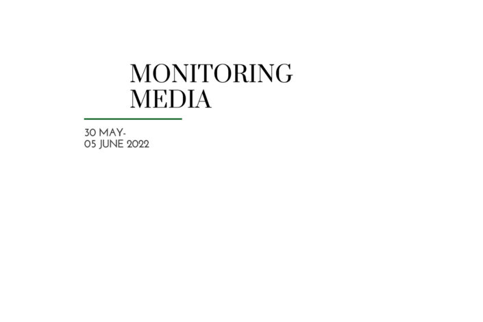 CIUS weekly report on media coverage of Ukrainian affairs, 30 May–05 June 2022