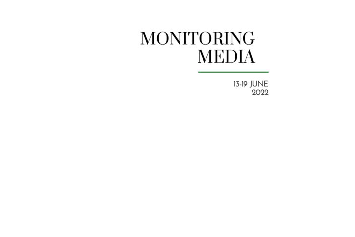 CIUS weekly report on media coverage of Ukrainian affairs, 13–19 June 2022