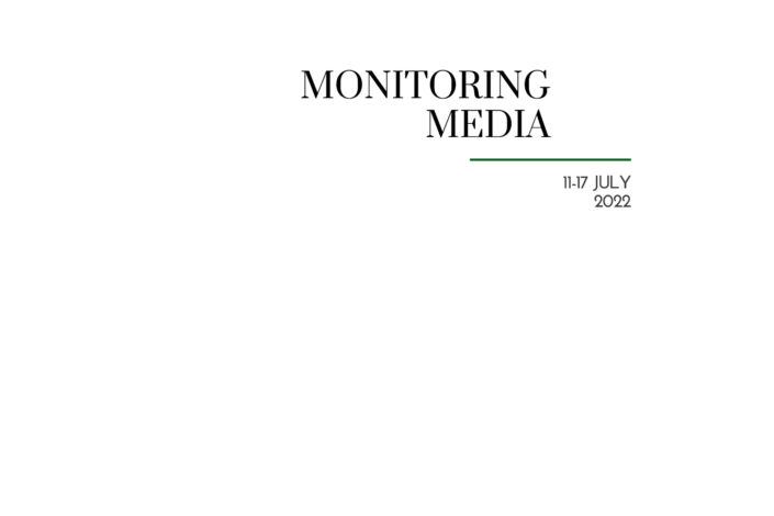 CIUS weekly report on media coverage of Ukrainian affairs, 11–17 July 2022