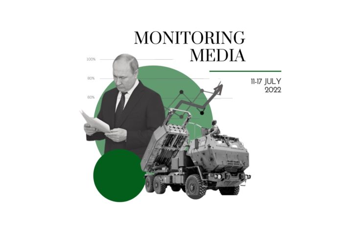 CIUS weekly report on media coverage of Ukrainian affairs, 11–17 July 2022