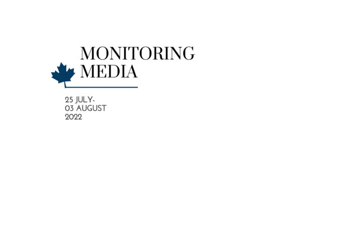 CIUS’s weekly report on Canadian media coverage of Ukrainian affairs, 25 July–3 August 2022 