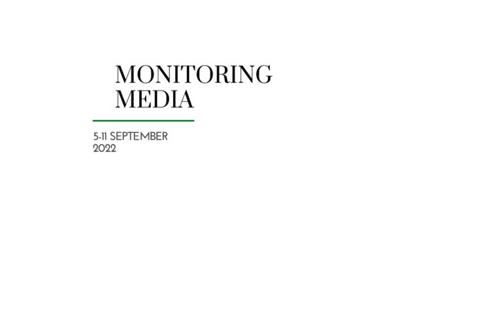 CIUS weekly report on media coverage of Ukrainian affairs, 5–11 September 2022