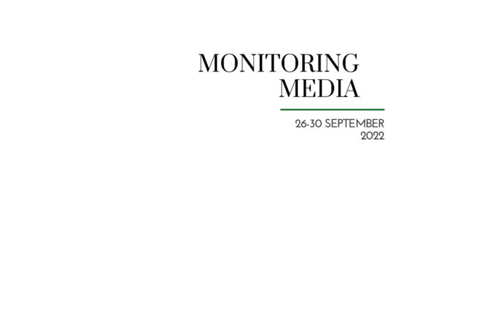 CIUS weekly report on media coverage of Ukrainian affairs, 26–30 September 2022