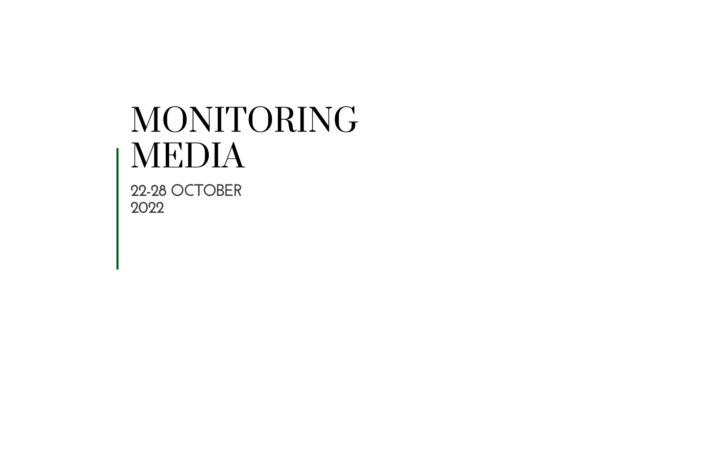 CIUS weekly report on media coverage of Ukrainian affairs, 22–28 October 2022
