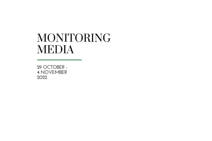 CIUS weekly report on media coverage of Ukrainian affairs, 29 October–4 November 2022