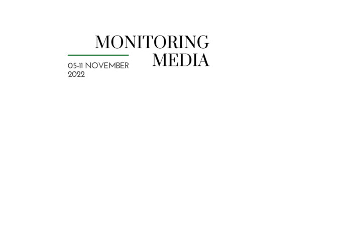 CIUS weekly report on media coverage of Ukrainian affairs, 5–11 November 2022