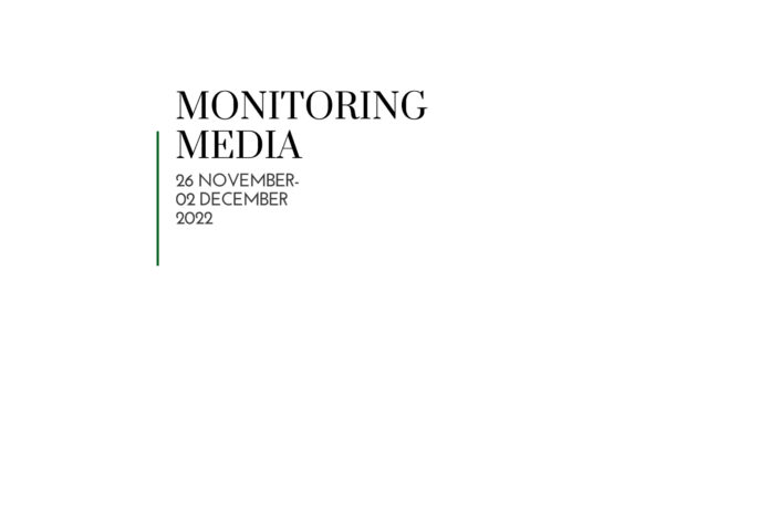 CIUS weekly report on media coverage of Ukrainian affairs, 26 November–2 December 2022