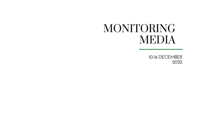CIUS weekly report on media coverage of Ukrainian affairs, 10–16 December 2022