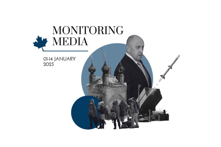 CIUS report on Canadian media coverage of Ukrainian affairs, 1–14 January 2023