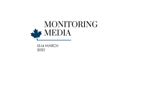 CIUS report on Canadian media coverage of Ukrainian affairs, 1–14 March 2023 