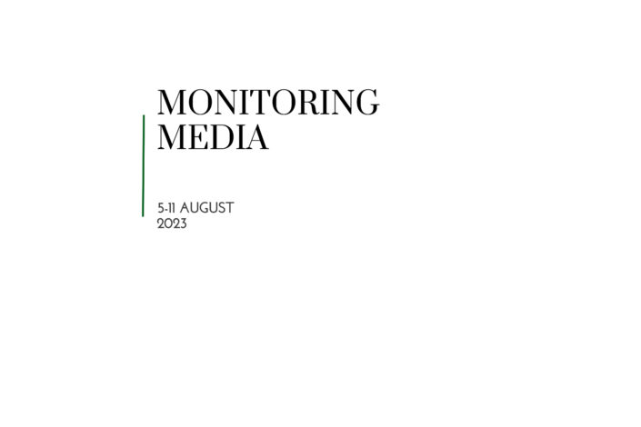 CIUS weekly report on North American media coverage of Ukrainian affairs, 5–11 August 2023