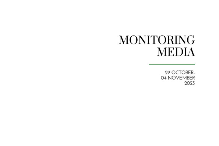 CIUS weekly report on North American media coverage of Ukrainian affairs, 29 October–4 November 2023