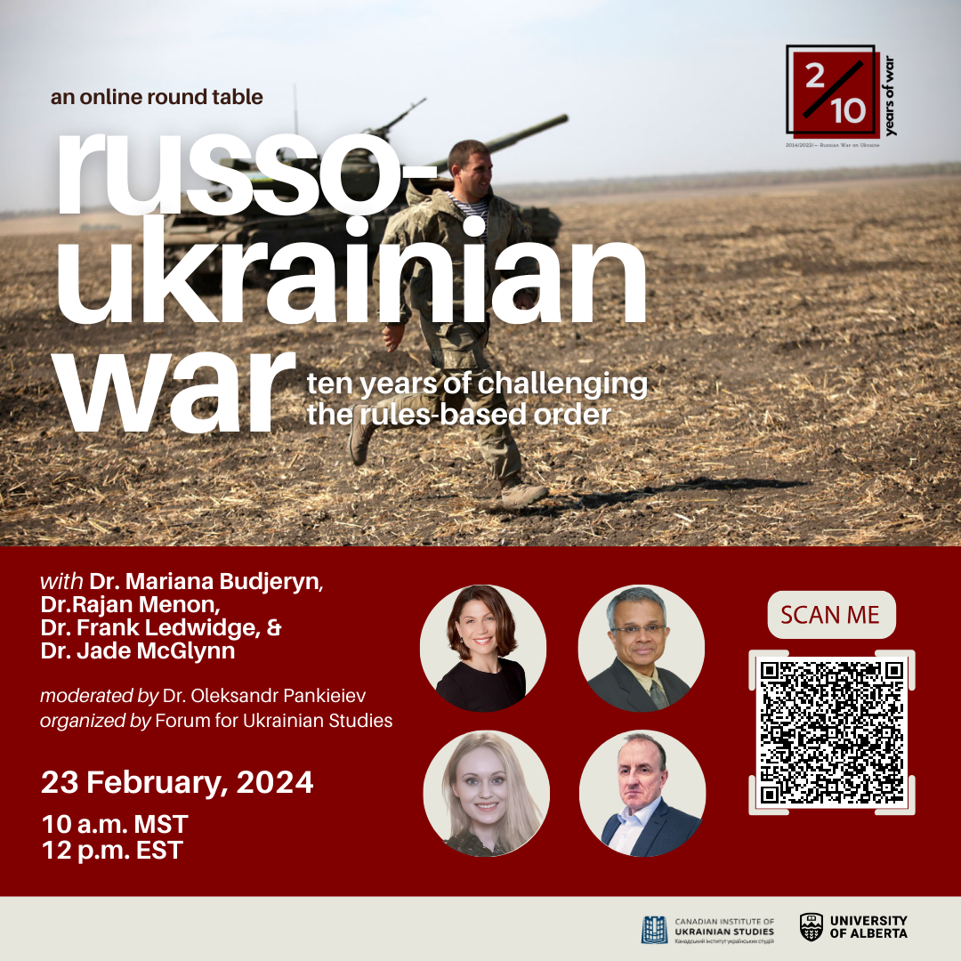 The Russo-Ukrainian War: Ten Years of Challenging the Rules-Based Order