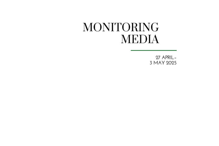 CIUS weekly report on North American media coverage of Ukrainian affairs, 27 April–3 May 2025